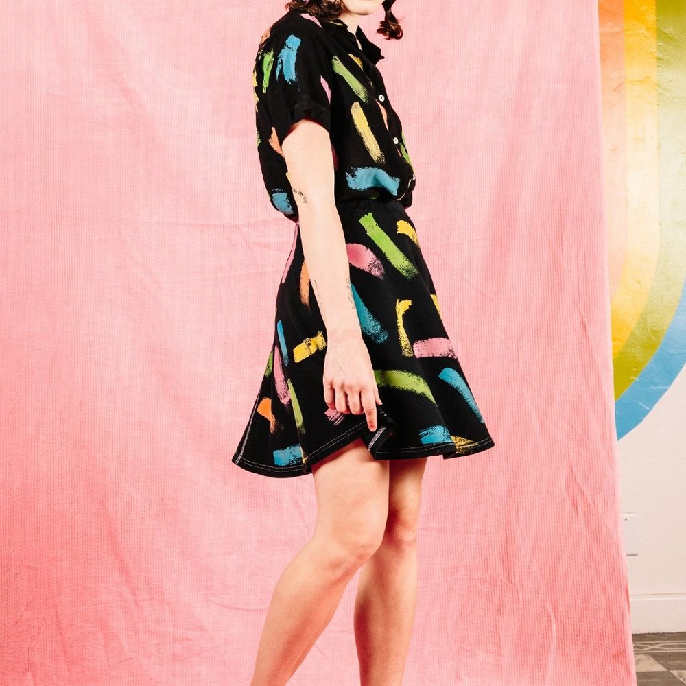 Big Bud Press Paint Brush Skirt